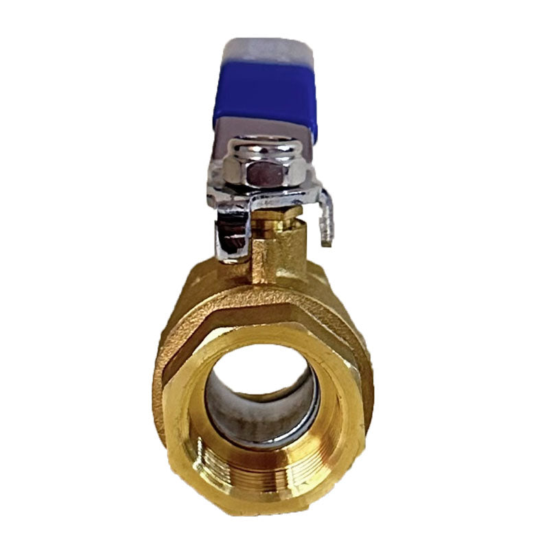 BOZHENG Brass inner wire ball valve switch wire saliva valve water pipe  216 brass ball valve 15(Medium) (Price please ask customer service)